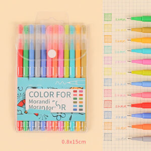 set-of-for-students-to-take-notes-with-korean-retro-colored-pens