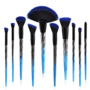 a-10pcs-pro-makeup-brush-set-blue-color-family