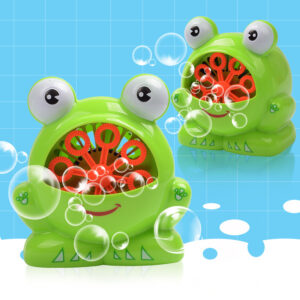 new-cute-cartoon-animals-shape-creative-frog-automatic-bubble-machine-gun