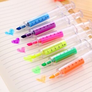 6-syringe-fluorescent-highlighter-pens