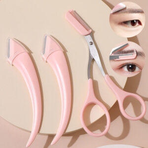 eyebrow-trimming-knife-with-comb-curved-moon-small-beauty-supplies-gadgets